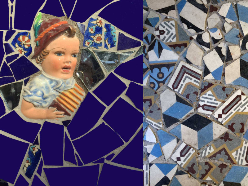 Pourtour de porte et sol